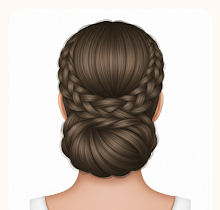 African woman with fulani inspired braids